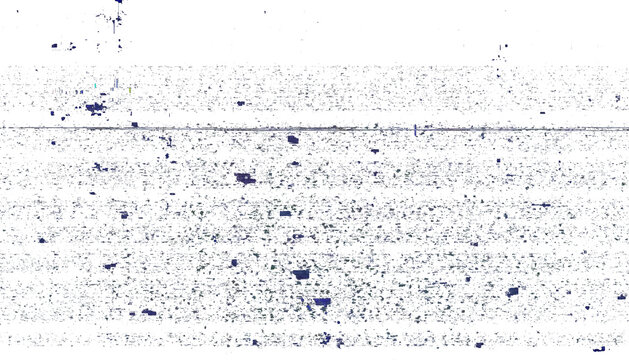 Sparse white background dark blue noise dot scatter digital glitch scan line minimal texture