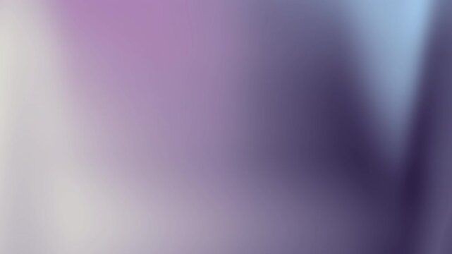 alabaster white and soft purple abstract gradient animation. Smooth blurred light transitions for elegant minimal presentation and premium non loop video background.