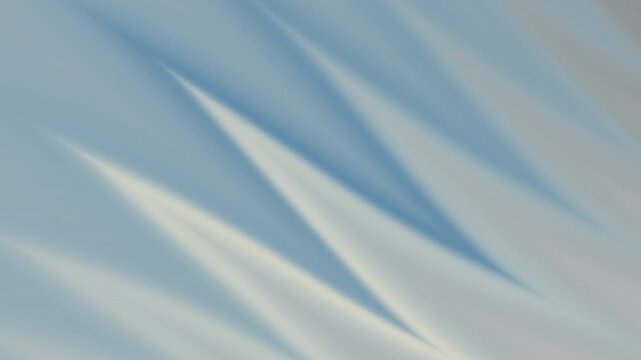 eggshell soft blue fabric abstract flowing waves. Elegant smooth seamless loop textile motion for minimal presentation, clean luxury design, and premium video background.