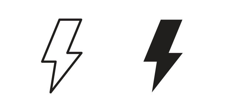 Energy Icon for web and mobile app. Vector icons