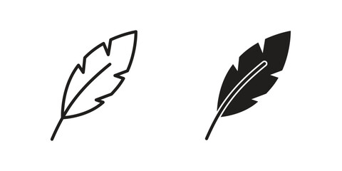 Feather icon for web and mobile app. Vector icons © varis