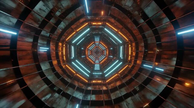 Lit tunnel