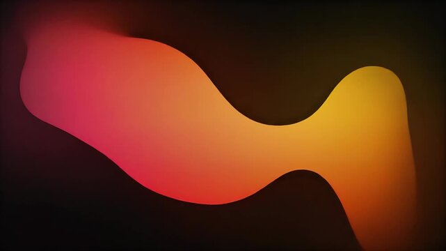 Dark Grain Texture with Soft Gradient Blobs Merging, Stretching, and Fading in an Endless Loop, Abstract Cinematic Motion Background