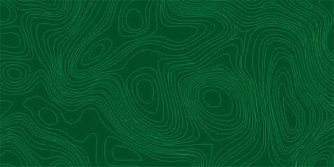 Green topographic map contour lines abstract vector background texture © Mr. Tom