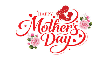Happy Mothers Day typography and awareness sale banner poster concept on background. © Image.in