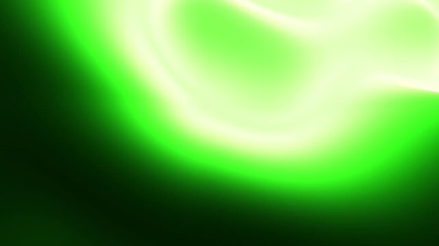 Abstract green light leak with soft glow and blurred gradient transitions, creating a modern luminous background for overlays, titles, intros, and motion design