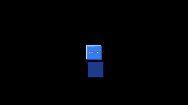 Blue cube with blum on it, reflecting, ideal for technologyrelated designs or concepts. Vector graphic for digital projects.