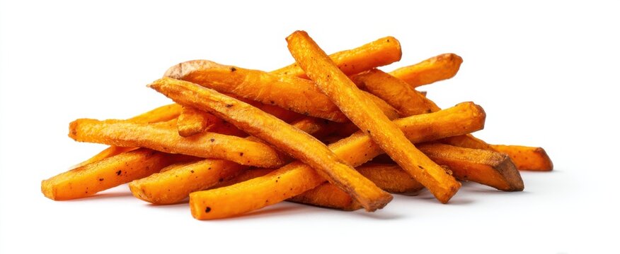 Crispy sweet potato fries deliver a delightful crunch and warmth for appetizers or sides.