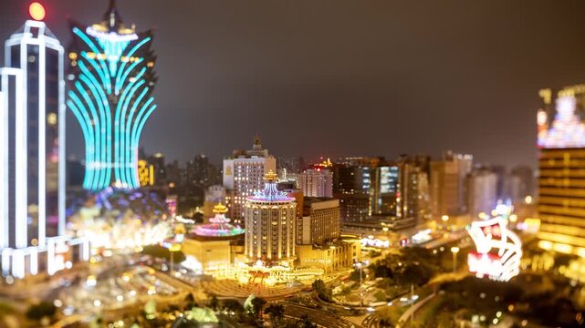 amazing macau skyline from a unique high vantage point