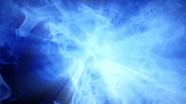 Dynamic futuristic sci-fi background with blue energy light beams and zoom effect. Seamless 4K looping motion with fast glowing lines and high-tech digital style.