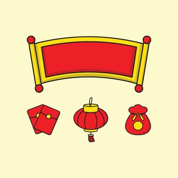 Chinese new year element