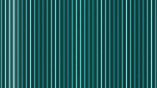 Abstract futuristic footage of vertical blue neon light bars and glowing stripes forming a seamless background, ideal for technology, nightclub, stage, and UI design