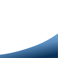Obraz premium Blue Curve Shape 