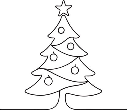 Charismas Tree Icon Vector Illustration