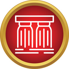 Obraz premium Classic architectural pillars providing a symbolic representation of history and heritage
