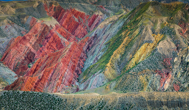 Magnificent landscape of Jihai Grand Canyon in Anji, Tacheng, Xinjiang, China