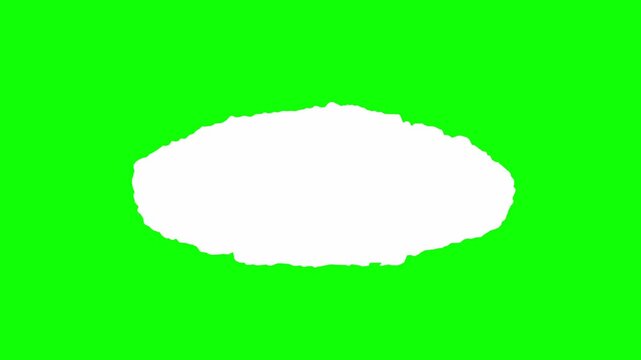 Black and white luma matte mask for video title reveals, paper rip transitions, and stop-motion collage effects. Horizontal paper strip with tiny rough edges.