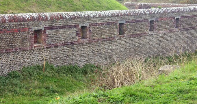 Shot of the west side of Shoreham Fort,