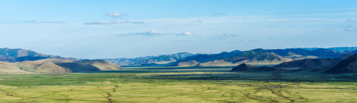 Mongolia endless steppe