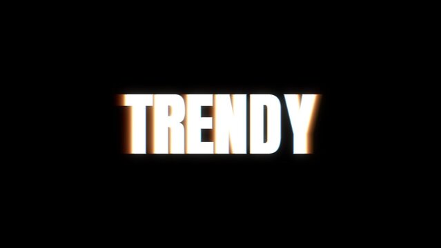 Trendy Text Animation
