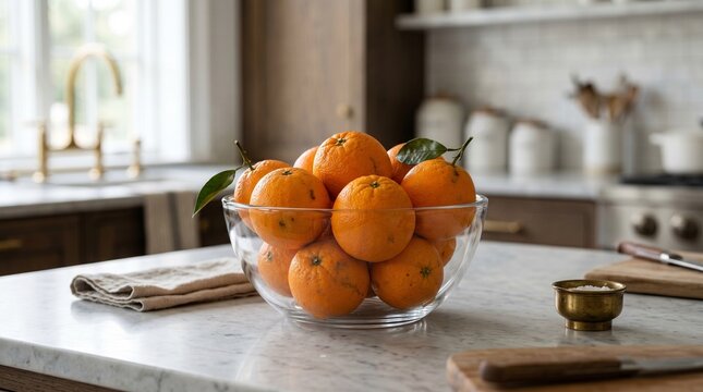 Buah jeruk di dalam mangkok