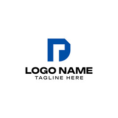 Obraz premium Modern Abstract Letter D Logo Design for Corporate Identity