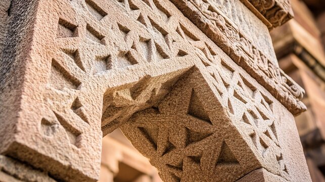 keystone. Ancient stone arch bridge keystone with intricate weathered carvings. real-estate listings, architecture portfolios, designed for real-estate listing and luxury residence showcases.