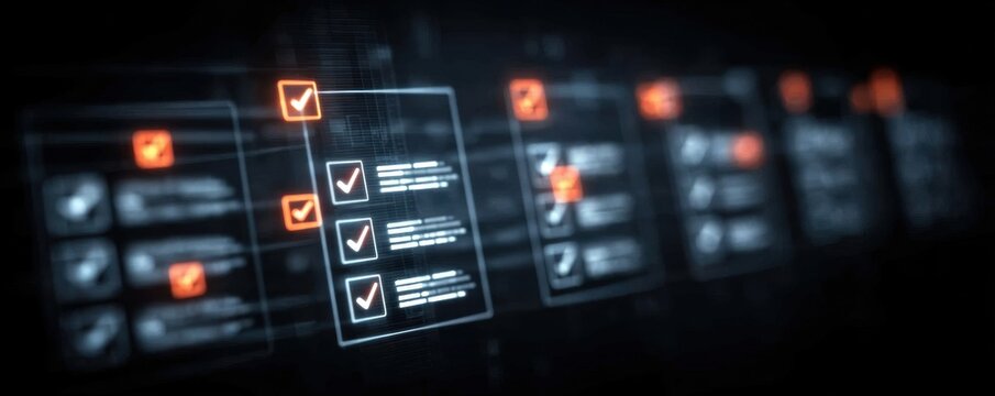 To control a global company, technology manages the business process through validation and verification layers.