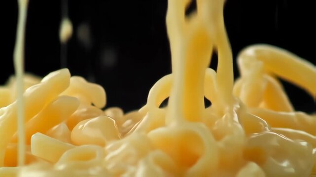 dropped mie into plate