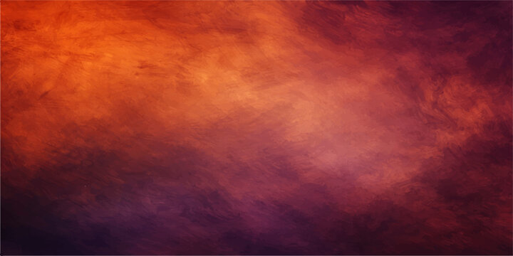 Red grunge textured background with dark smoky clouds and fiery abstract atmosphere