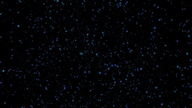 falling snow flakes animation. abstract dots motion move video.