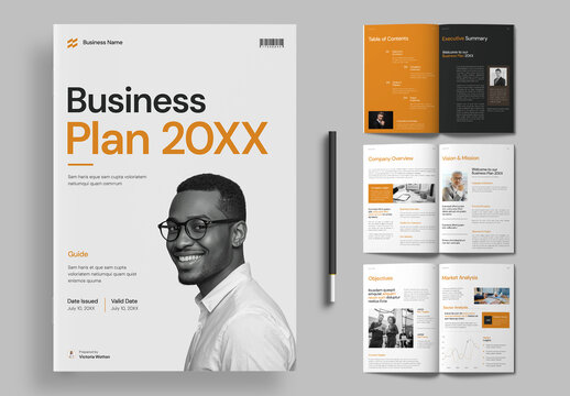 Modern Business Plan Brochure Template