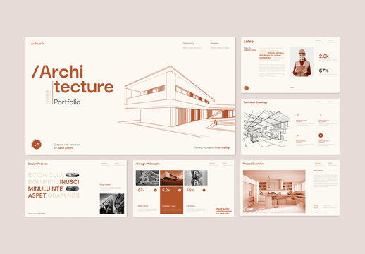 Minimal Architecture Portfolio Presentation Template