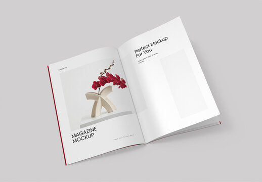 Magazine Mockup PSD Template