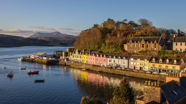 Sunrise in Portree on the Isle of Skye
