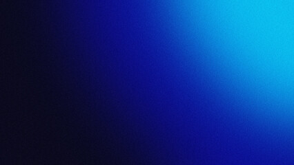 Obraz premium Abstract Blue Grainy Gradient Background with Dark Navy Texture
