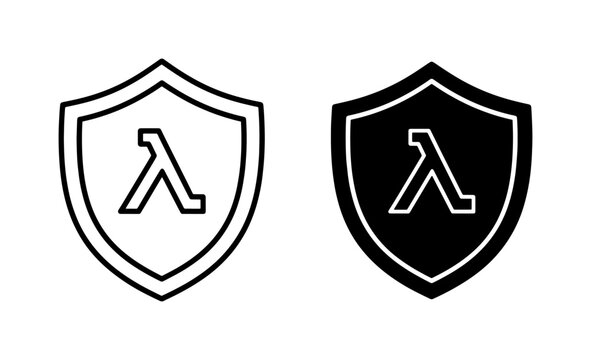 Lambda Shield Icon Set for Secure Serverless Programming