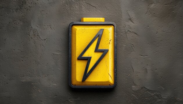 Electricity And Battery Logo Fusion: A Merging Of Power Sources To Create A Unique And Innovative Logo Design. Combining Energy And Technology.