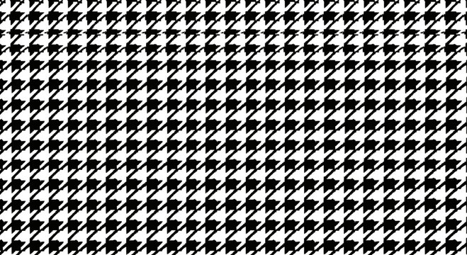 Interlocking black and white houndstooth pattern with a subtle gradient