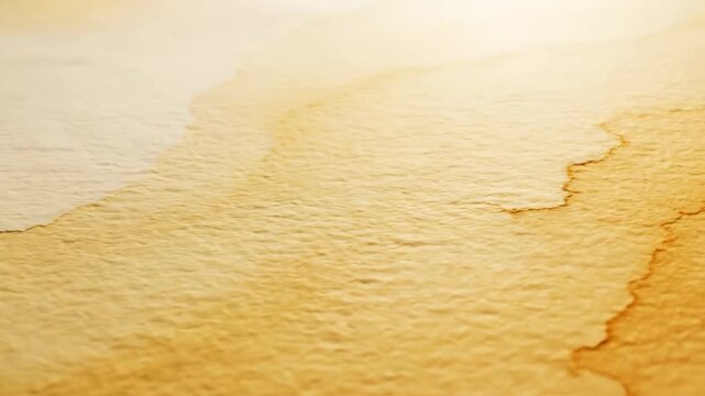 Close up of vintage aged parchment paper with stained texture and torn edges for background.