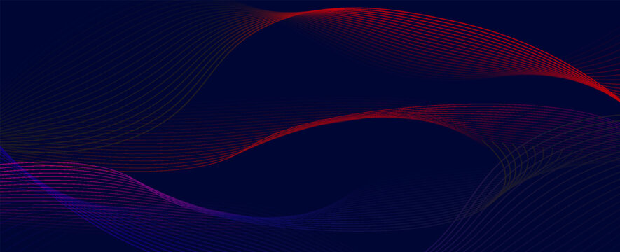 Abstract background design red blue diagonal blue and pink or purple line pattern. Vector horizontal format for digital luxury business banner, contemporary cover, luxury premium.