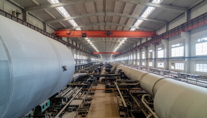Obraz premium Factory interior.