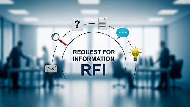 Request for information (RFI) for business for the concept of information gathering.