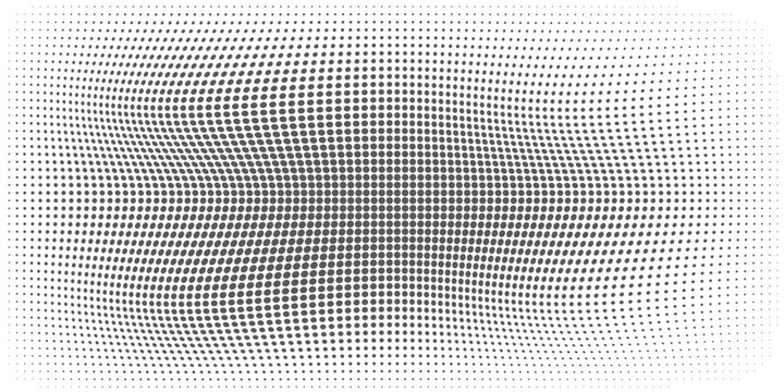 Gradien halftone. Gradien berbintik, menyemprotkan titik halus dan halfton latar belakang titik mulus pola geometrik pola horizontal vektor pola mulus eps 10