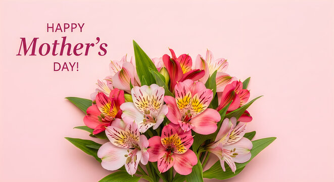 pink tulips on a white background
