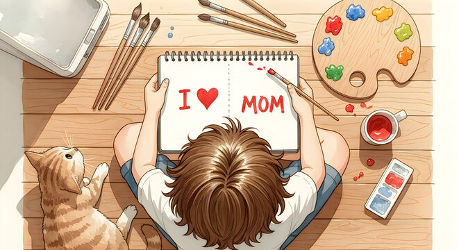 woman painting easter eggs