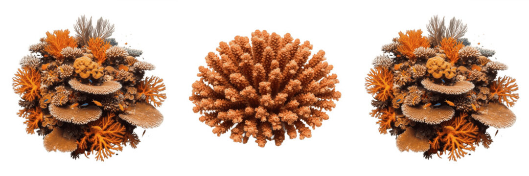 Natural Brown Sea Sponge or Coral for Marine and Spa Design Transparent PNG
