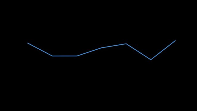 Minimalist line animation smooth curve motion loop