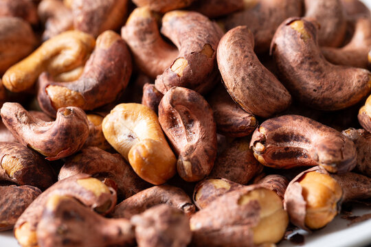 cashew nut on a plate