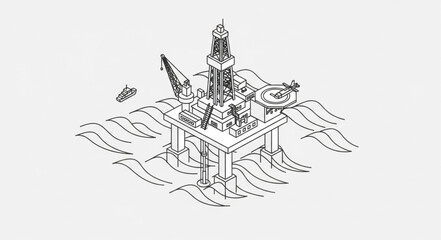 Detailed Illustration of a Historic Castle Fortress. © Why